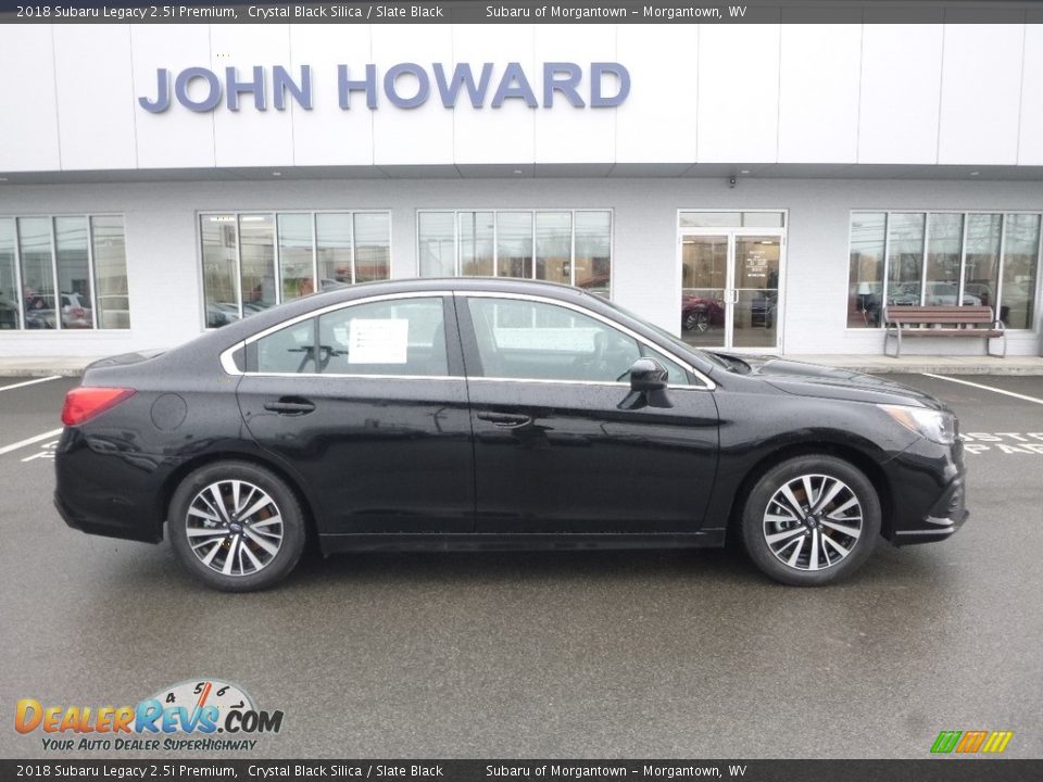 2018 Subaru Legacy 2.5i Premium Crystal Black Silica / Slate Black Photo #2