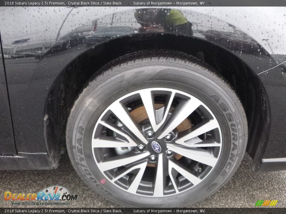 2018 Subaru Legacy 2.5i Premium Crystal Black Silica / Slate Black Photo #3