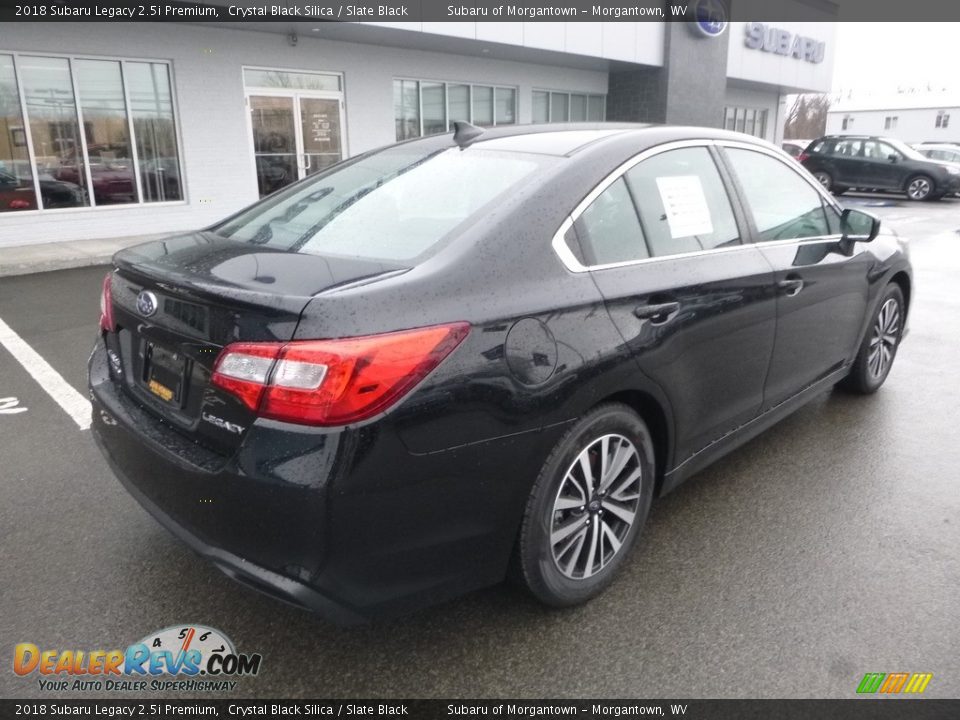 2018 Subaru Legacy 2.5i Premium Crystal Black Silica / Slate Black Photo #4