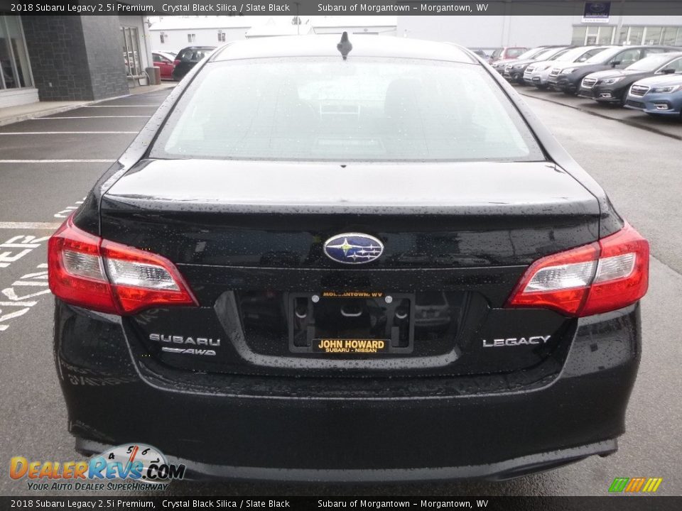 2018 Subaru Legacy 2.5i Premium Crystal Black Silica / Slate Black Photo #5