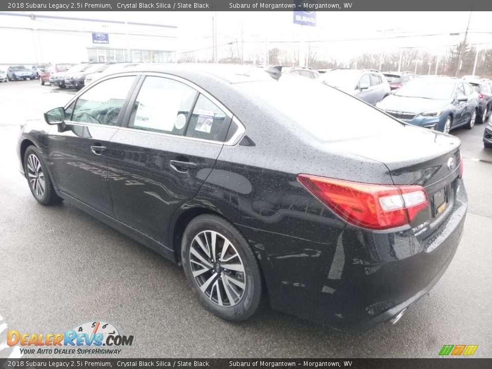 2018 Subaru Legacy 2.5i Premium Crystal Black Silica / Slate Black Photo #6