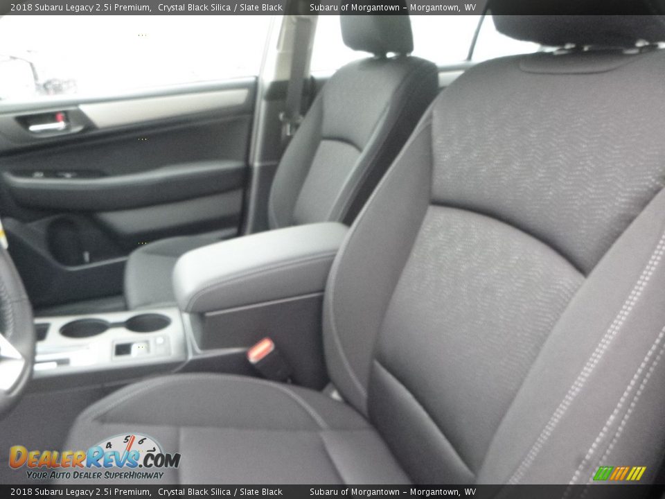 2018 Subaru Legacy 2.5i Premium Crystal Black Silica / Slate Black Photo #15