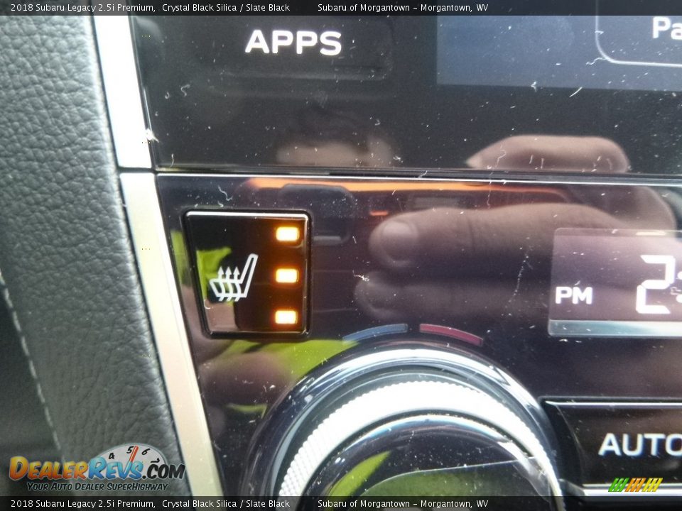 2018 Subaru Legacy 2.5i Premium Crystal Black Silica / Slate Black Photo #19