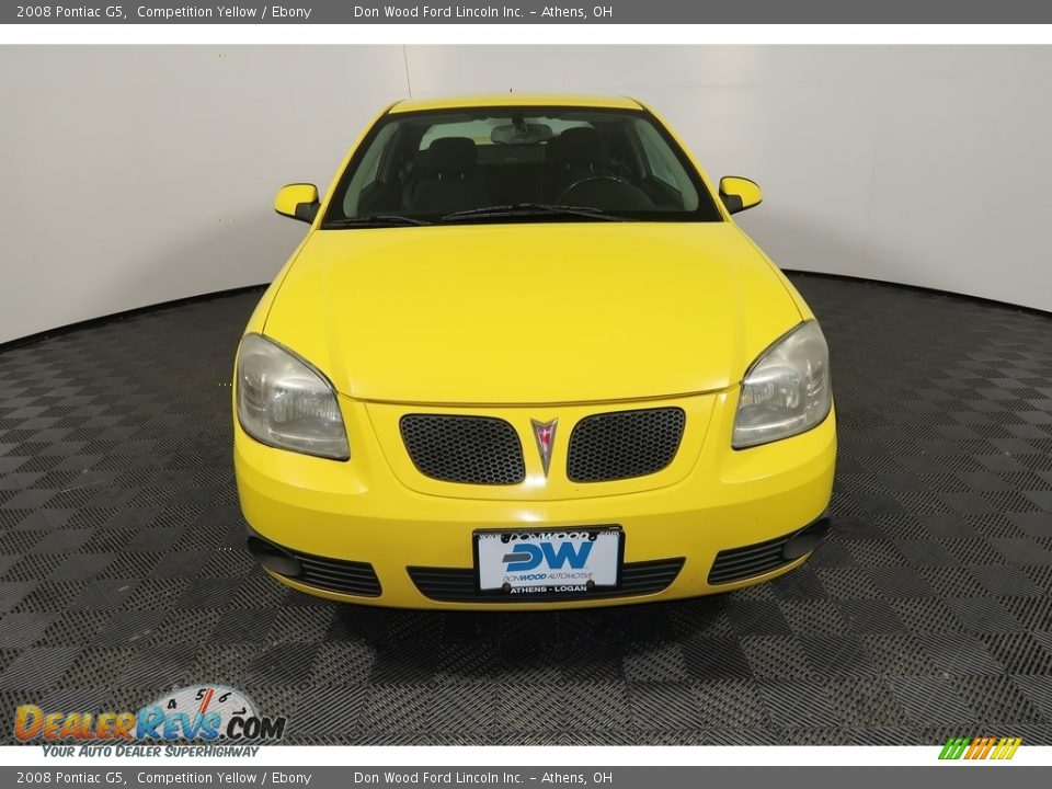 2008 Pontiac G5 Competition Yellow / Ebony Photo #4