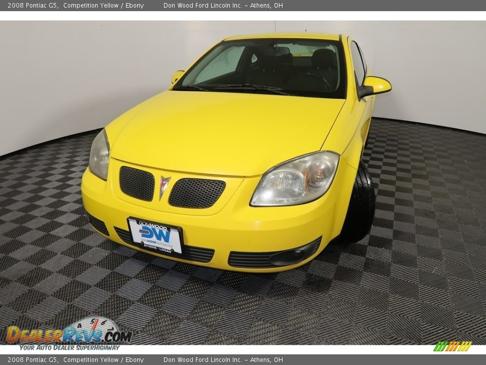 2008 Pontiac G5 Competition Yellow / Ebony Photo #5