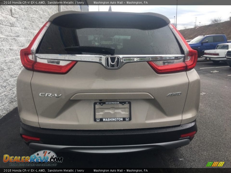2018 Honda CR-V EX-L AWD Sandstorm Metallic / Ivory Photo #5