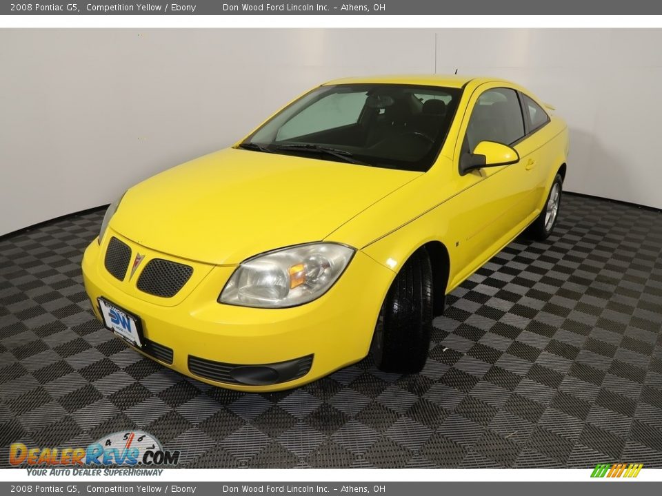2008 Pontiac G5 Competition Yellow / Ebony Photo #6