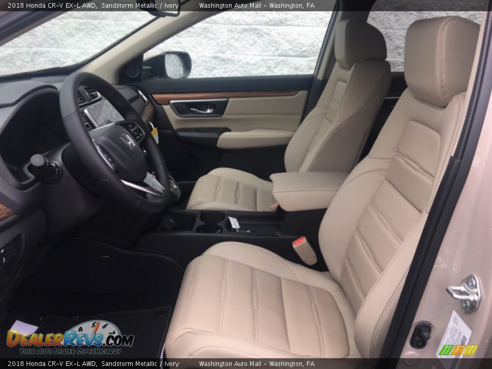 Front Seat of 2018 Honda CR-V EX-L AWD Photo #11