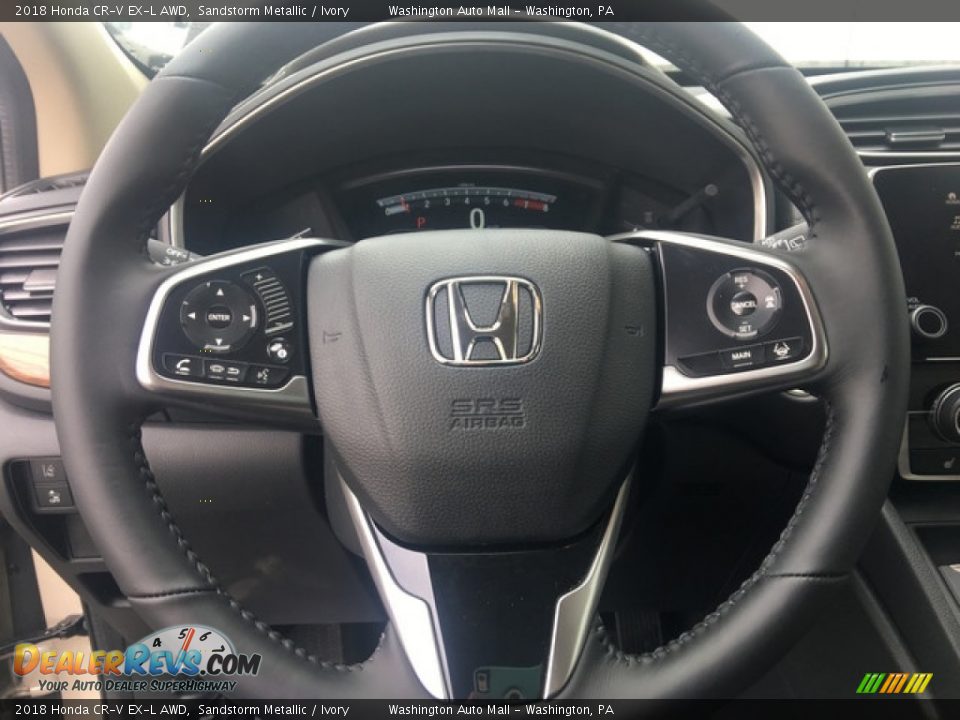 2018 Honda CR-V EX-L AWD Steering Wheel Photo #12