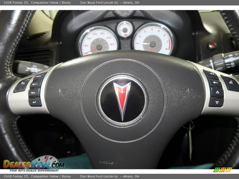 2008 Pontiac G5 Competition Yellow / Ebony Photo #13