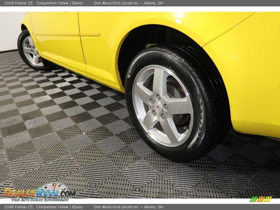 2008 Pontiac G5 Competition Yellow / Ebony Photo #18