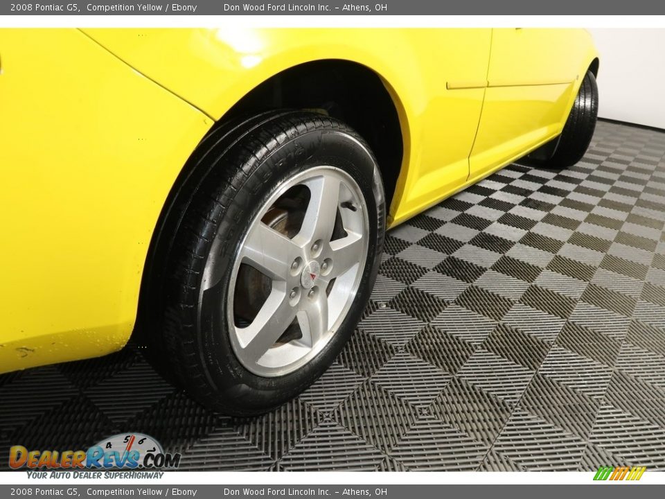 2008 Pontiac G5 Competition Yellow / Ebony Photo #19