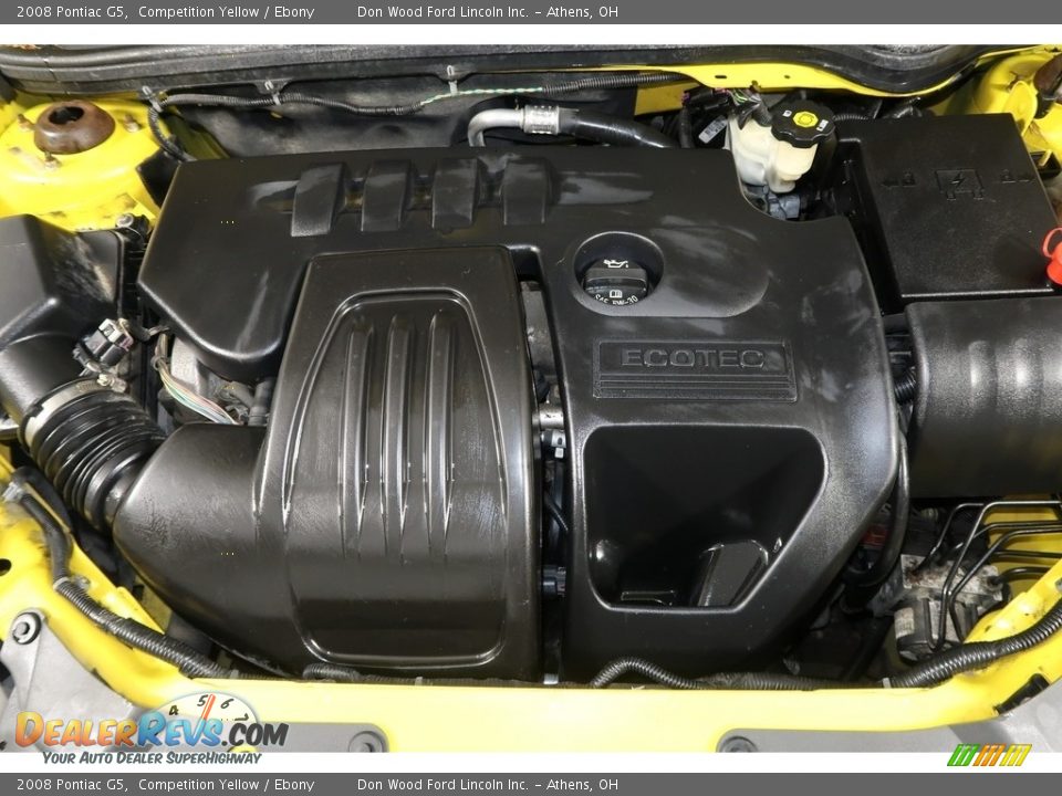 2008 Pontiac G5 Competition Yellow / Ebony Photo #22