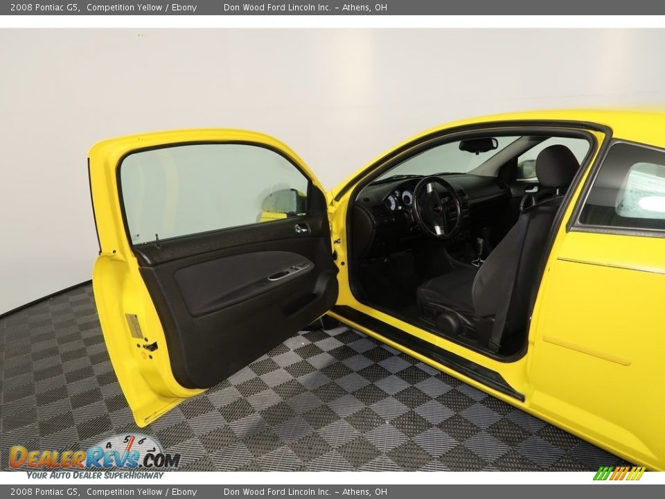 2008 Pontiac G5 Competition Yellow / Ebony Photo #23