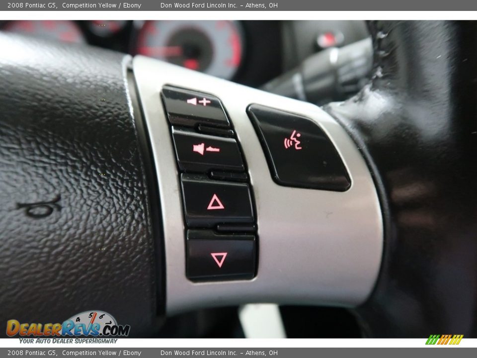 2008 Pontiac G5 Competition Yellow / Ebony Photo #26