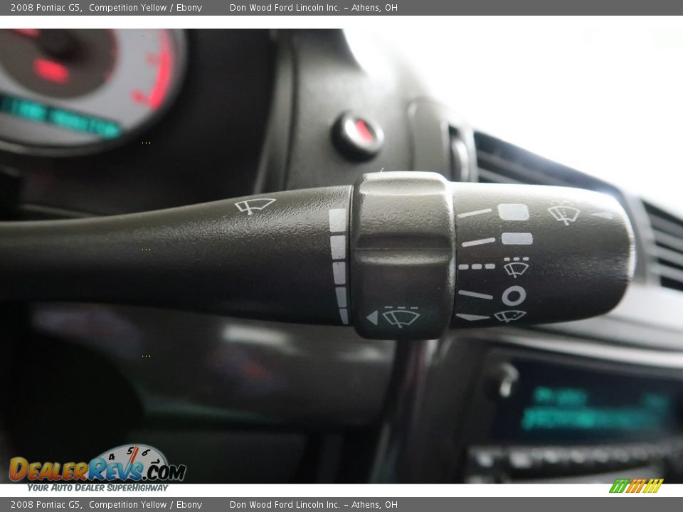 2008 Pontiac G5 Competition Yellow / Ebony Photo #28