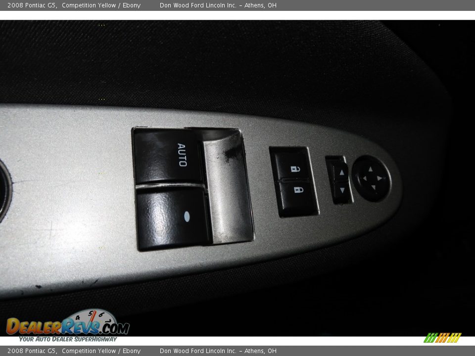 2008 Pontiac G5 Competition Yellow / Ebony Photo #29