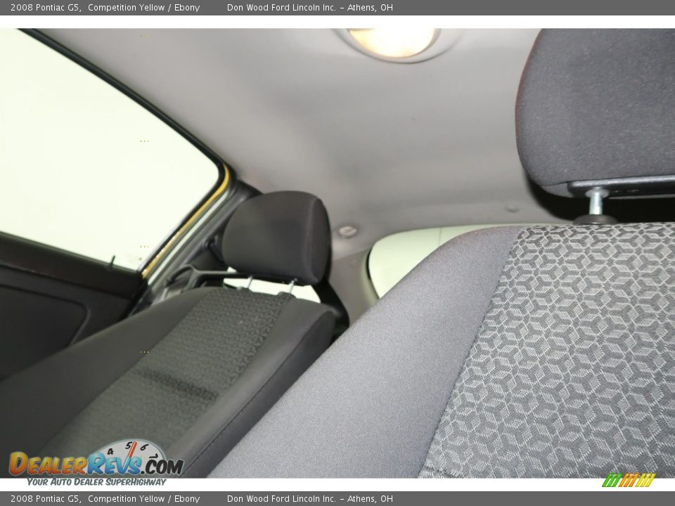 2008 Pontiac G5 Competition Yellow / Ebony Photo #30