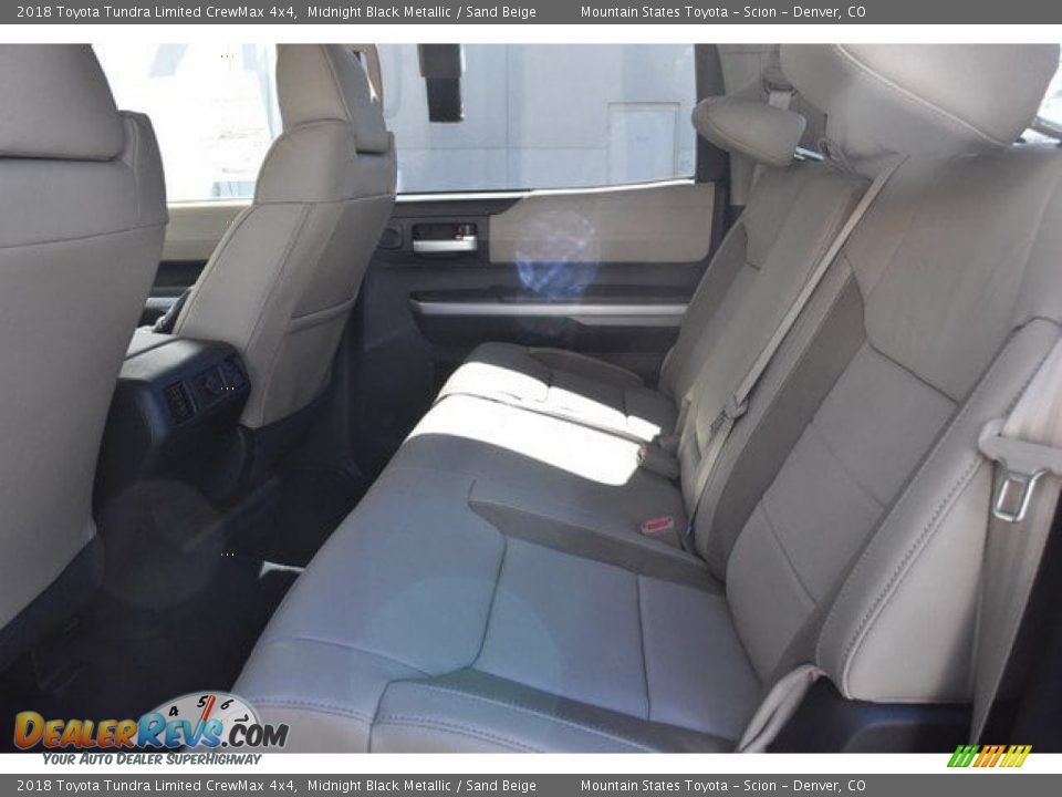 2018 Toyota Tundra Limited CrewMax 4x4 Midnight Black Metallic / Sand Beige Photo #15