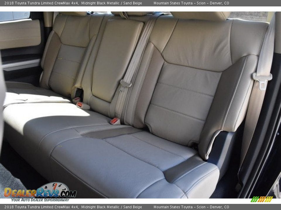2018 Toyota Tundra Limited CrewMax 4x4 Midnight Black Metallic / Sand Beige Photo #16