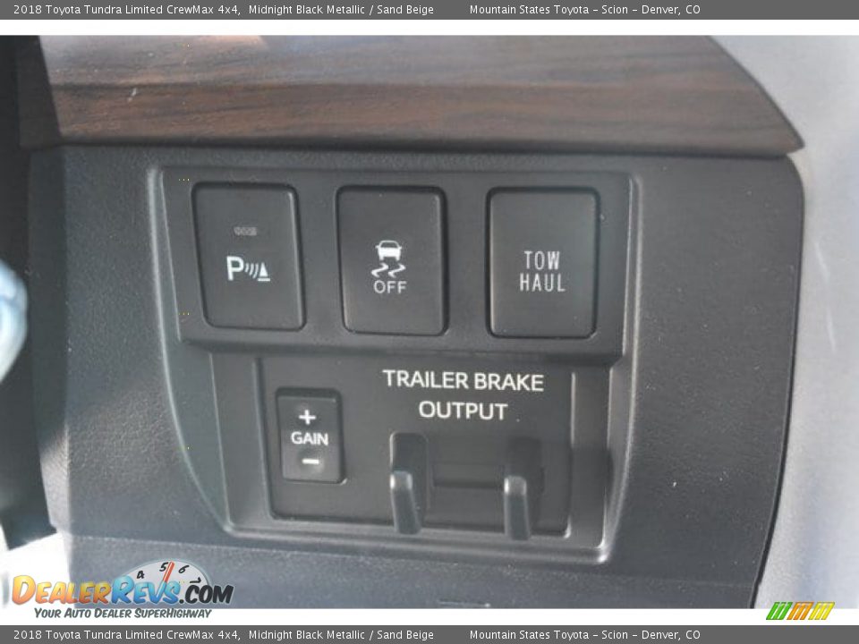 2018 Toyota Tundra Limited CrewMax 4x4 Midnight Black Metallic / Sand Beige Photo #29