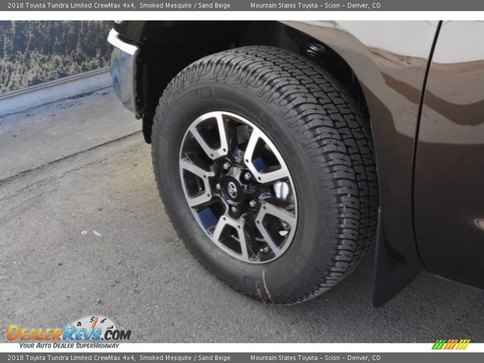 2018 Toyota Tundra Limited CrewMax 4x4 Smoked Mesquite / Sand Beige Photo #32