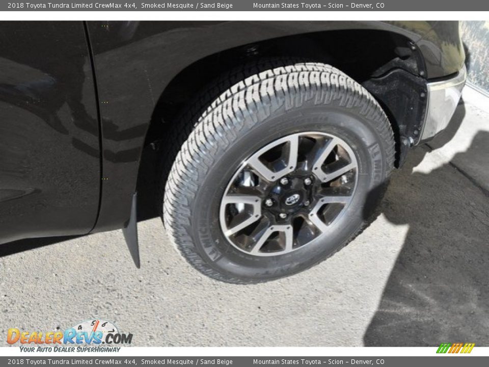 2018 Toyota Tundra Limited CrewMax 4x4 Smoked Mesquite / Sand Beige Photo #35