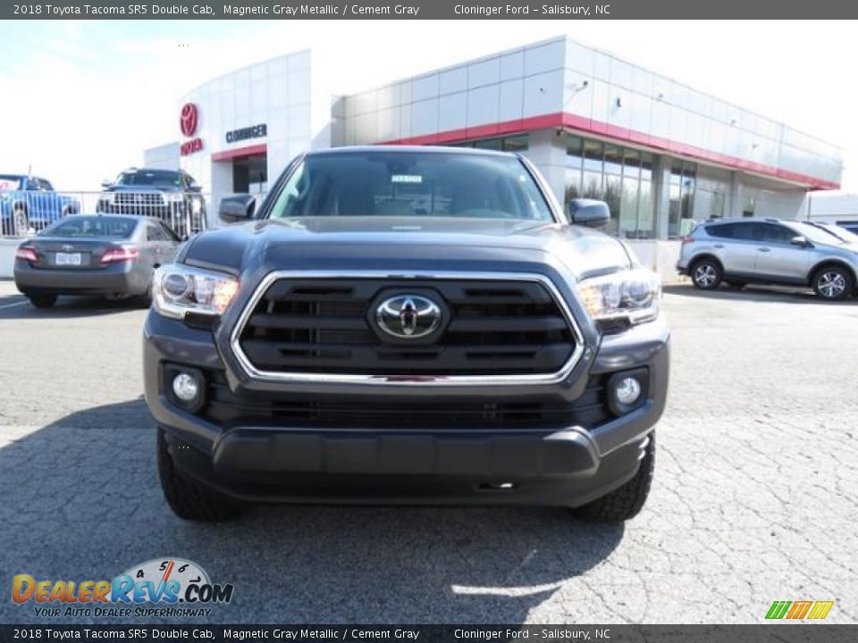 2018 Toyota Tacoma SR5 Double Cab Magnetic Gray Metallic / Cement Gray Photo #2