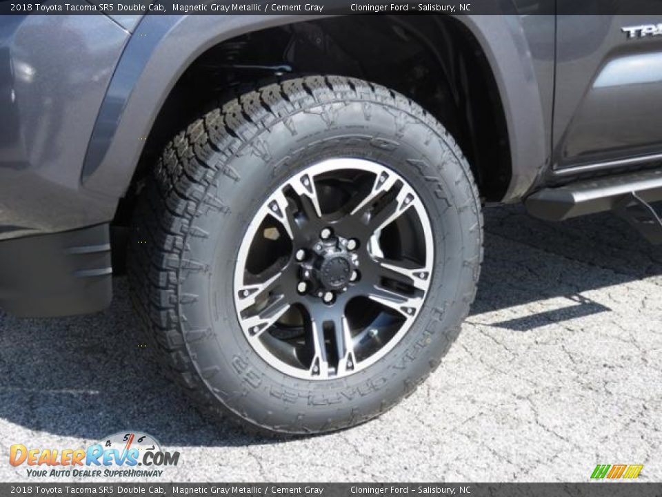 2018 Toyota Tacoma SR5 Double Cab Magnetic Gray Metallic / Cement Gray Photo #4