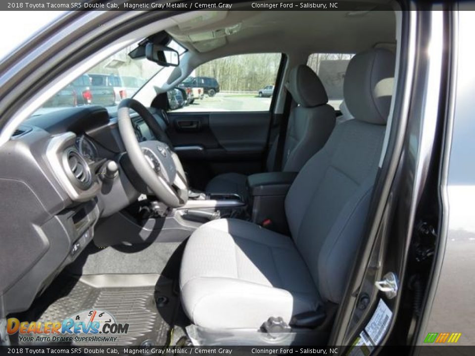 2018 Toyota Tacoma SR5 Double Cab Magnetic Gray Metallic / Cement Gray Photo #6