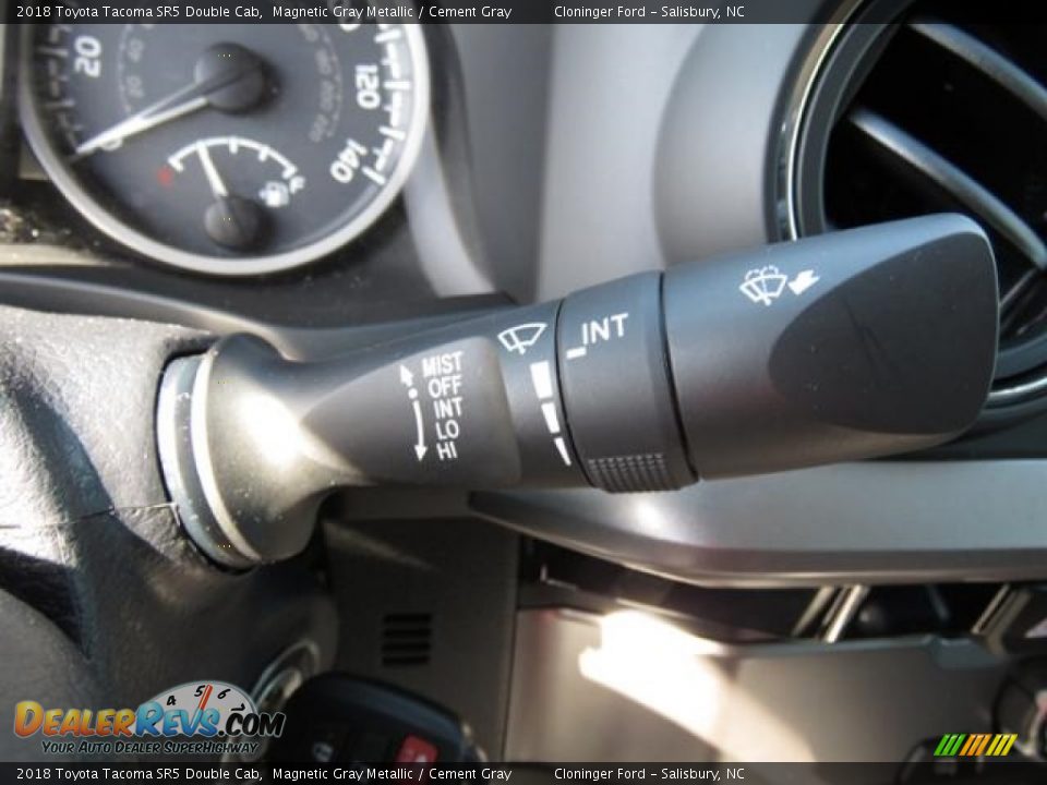 2018 Toyota Tacoma SR5 Double Cab Magnetic Gray Metallic / Cement Gray Photo #13