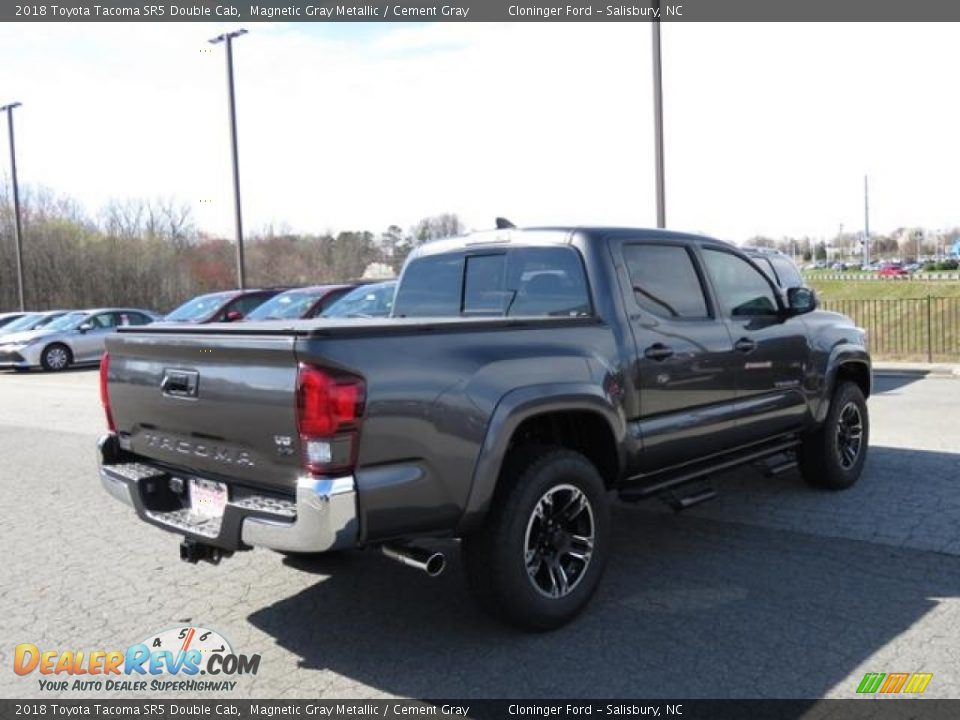 2018 Toyota Tacoma SR5 Double Cab Magnetic Gray Metallic / Cement Gray Photo #20