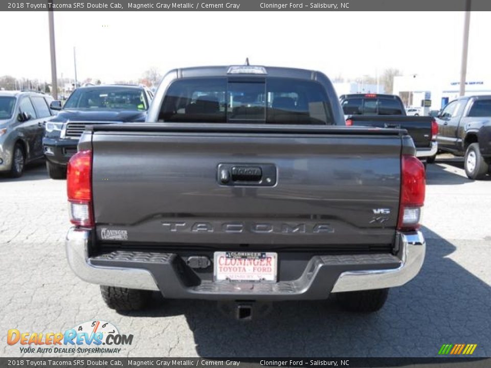 2018 Toyota Tacoma SR5 Double Cab Magnetic Gray Metallic / Cement Gray Photo #21