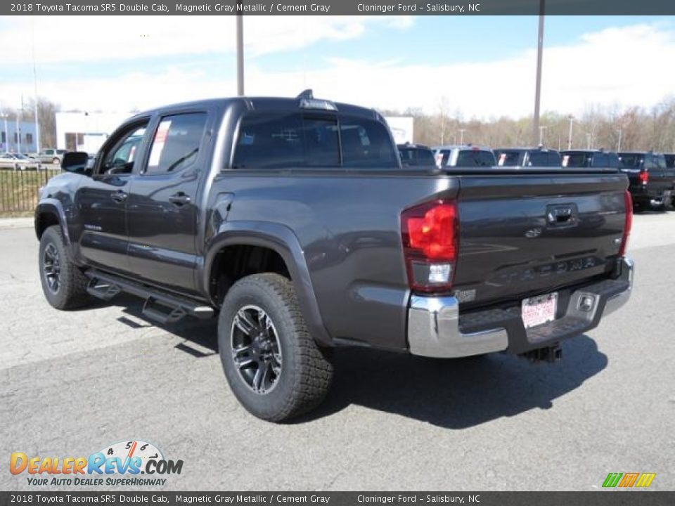 2018 Toyota Tacoma SR5 Double Cab Magnetic Gray Metallic / Cement Gray Photo #22