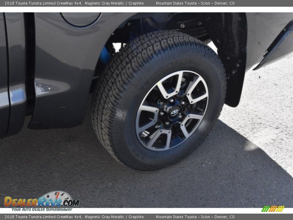 2018 Toyota Tundra Limited CrewMax 4x4 Magnetic Gray Metallic / Graphite Photo #33