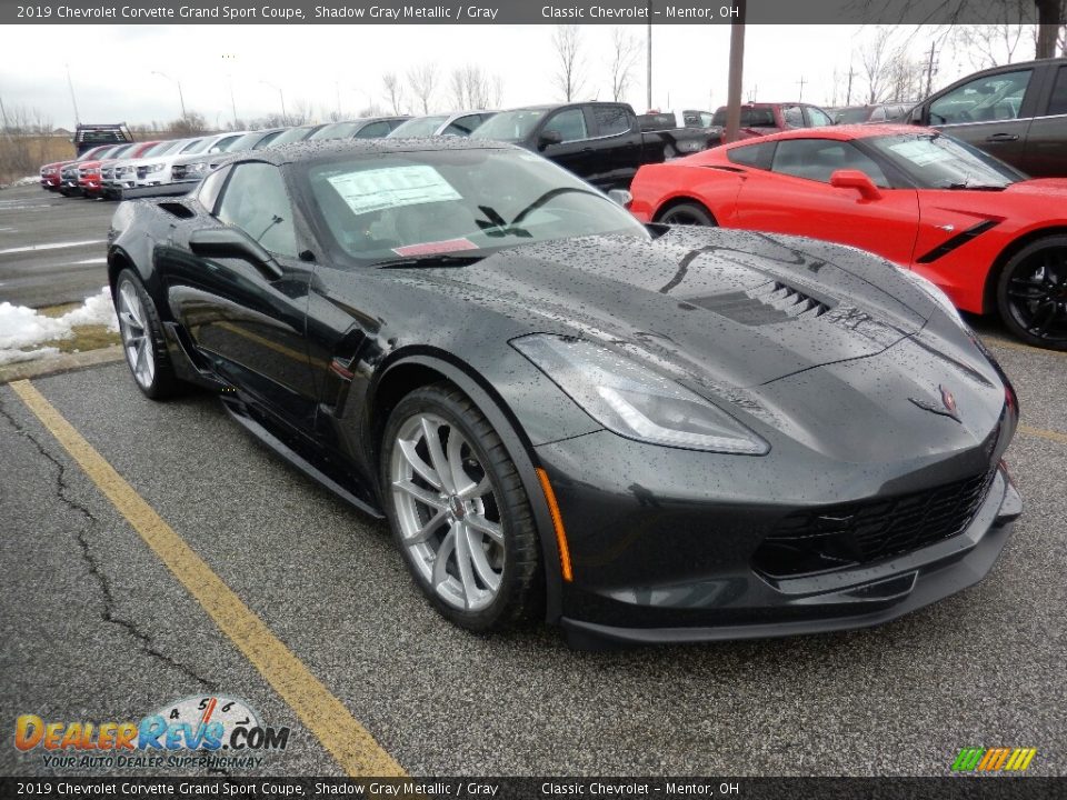Shadow Gray Metallic 2019 Chevrolet Corvette Grand Sport Coupe Photo #3
