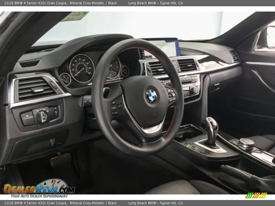 2018 BMW 4 Series 430i Gran Coupe Mineral Grey Metallic / Black Photo #20