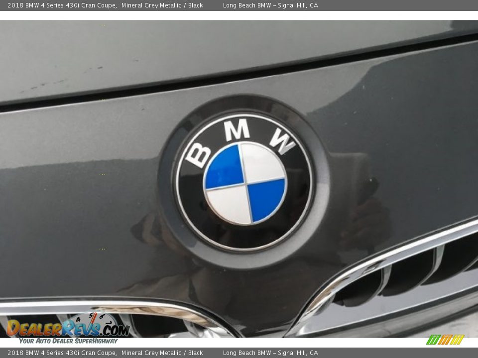 2018 BMW 4 Series 430i Gran Coupe Mineral Grey Metallic / Black Photo #30