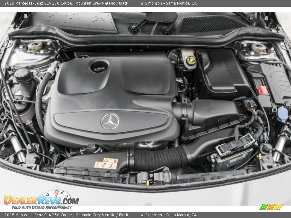 2018 Mercedes-Benz CLA 250 Coupe Mountain Grey Metallic / Black Photo #9