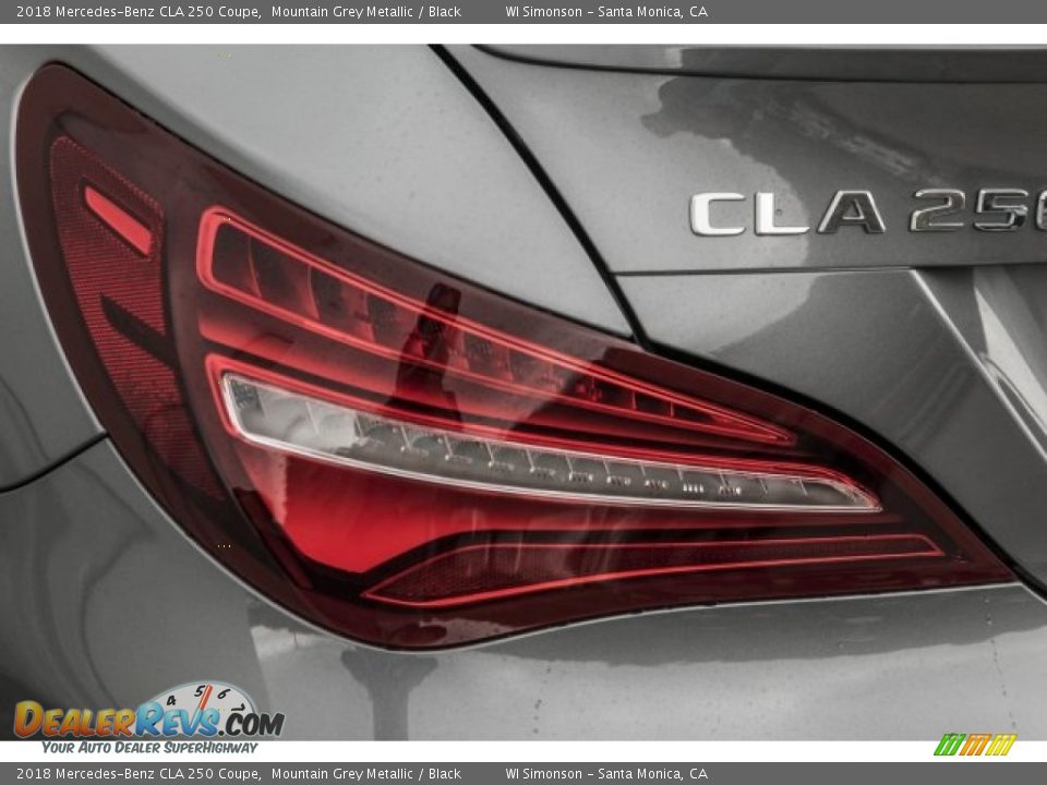 2018 Mercedes-Benz CLA 250 Coupe Mountain Grey Metallic / Black Photo #16