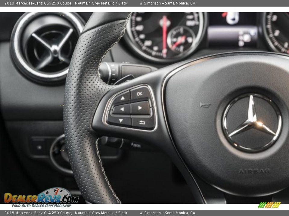 2018 Mercedes-Benz CLA 250 Coupe Mountain Grey Metallic / Black Photo #20