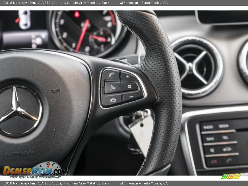 2018 Mercedes-Benz CLA 250 Coupe Mountain Grey Metallic / Black Photo #21