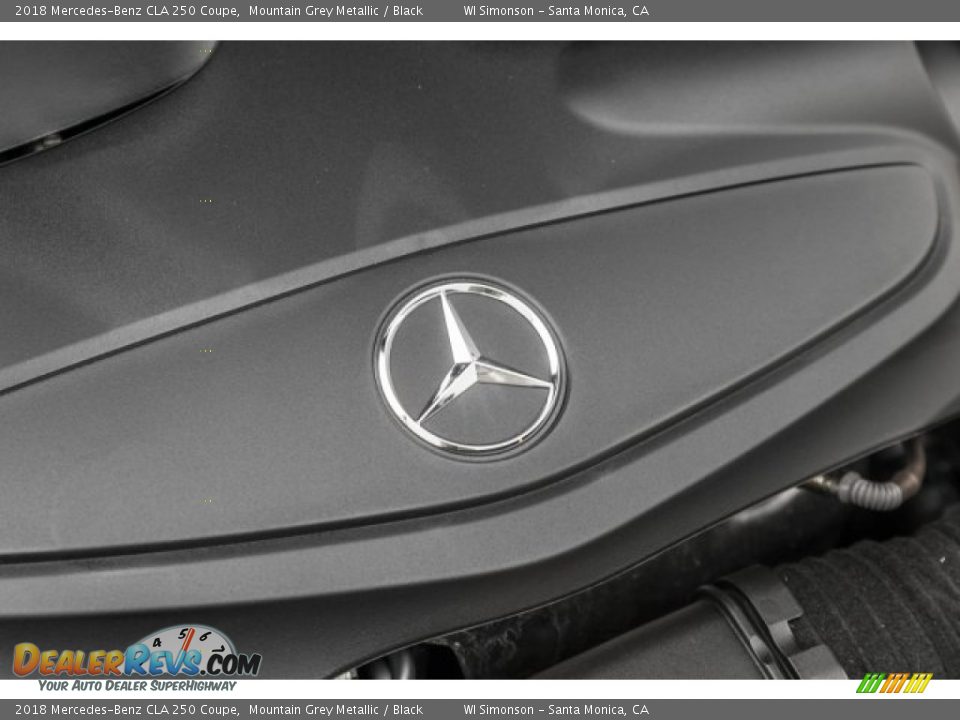 2018 Mercedes-Benz CLA 250 Coupe Mountain Grey Metallic / Black Photo #25
