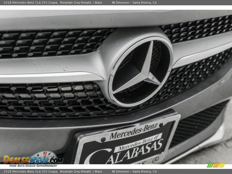 2018 Mercedes-Benz CLA 250 Coupe Mountain Grey Metallic / Black Photo #27