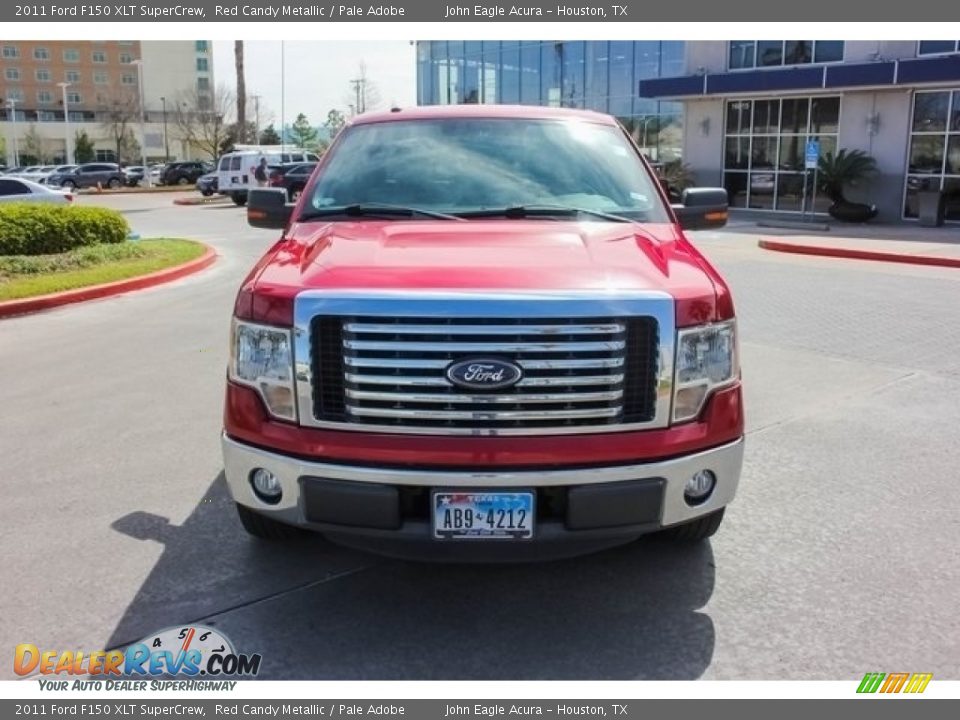 2011 Ford F150 XLT SuperCrew Red Candy Metallic / Pale Adobe Photo #2