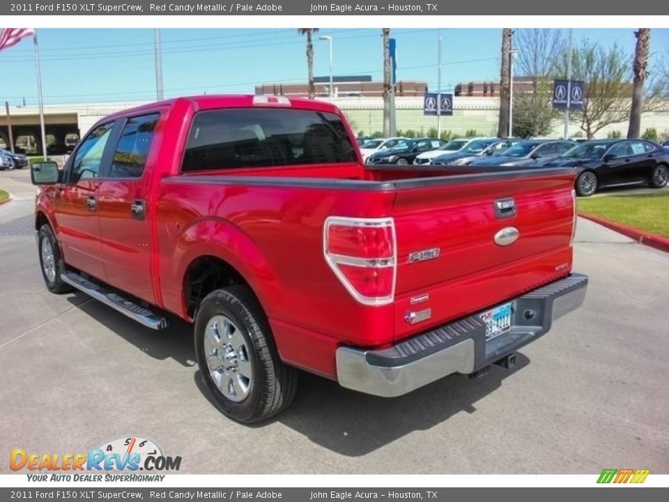 2011 Ford F150 XLT SuperCrew Red Candy Metallic / Pale Adobe Photo #5