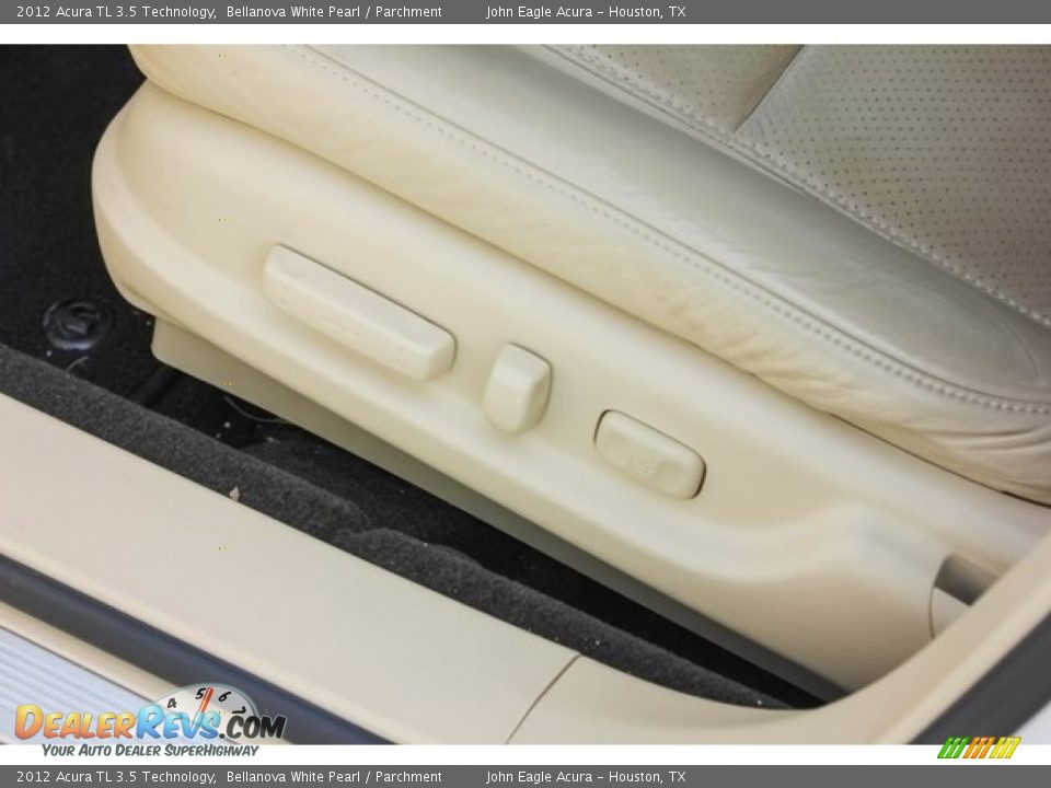 2012 Acura TL 3.5 Technology Bellanova White Pearl / Parchment Photo #19