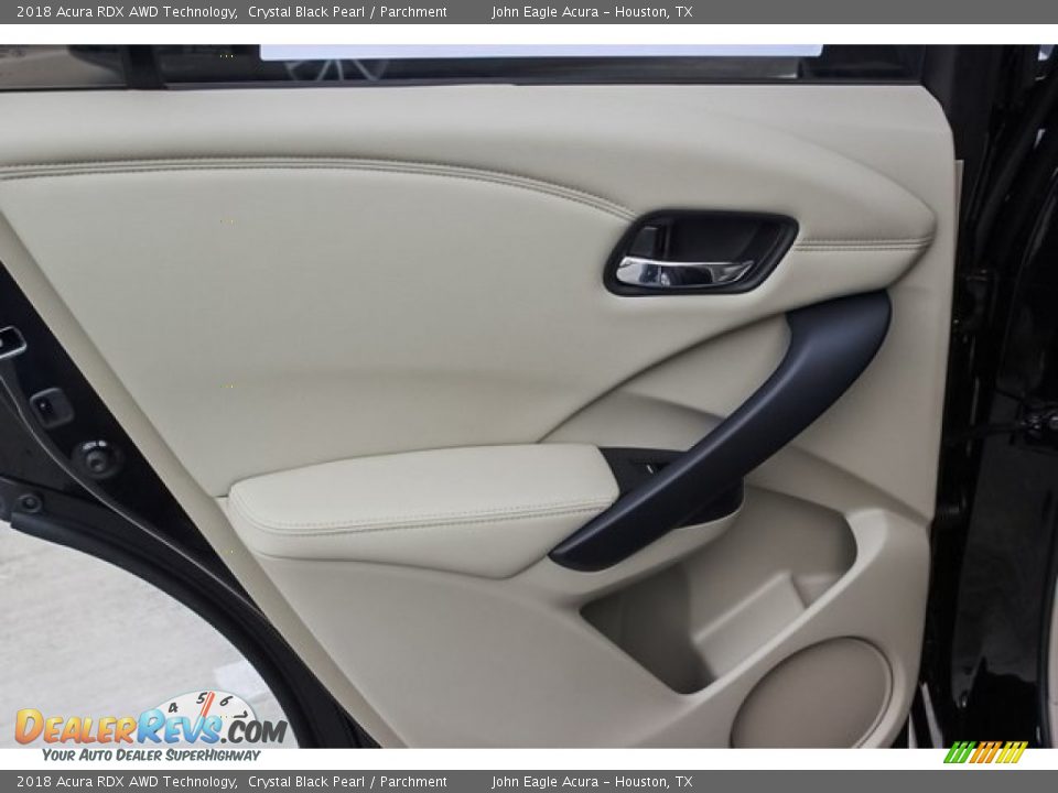 2018 Acura RDX AWD Technology Crystal Black Pearl / Parchment Photo #17