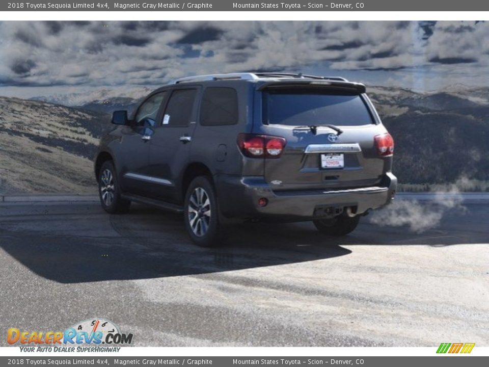 2018 Toyota Sequoia Limited 4x4 Magnetic Gray Metallic / Graphite Photo #3