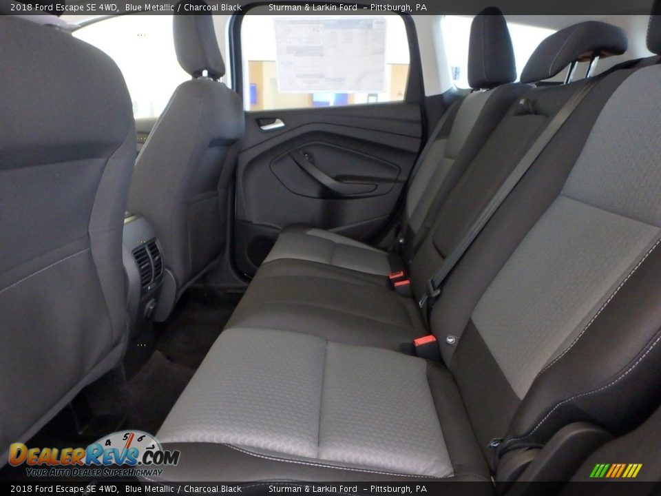 2018 Ford Escape SE 4WD Blue Metallic / Charcoal Black Photo #7